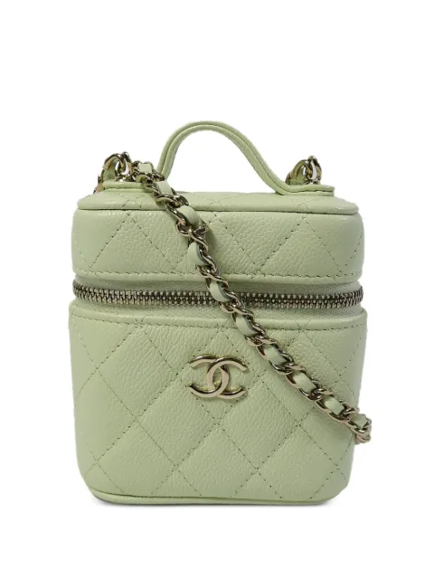 CHANEL Pre-Owned CC Vanity Case shoulder bag Green MINIVANITYCASE