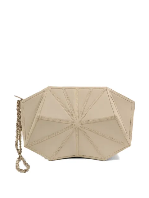 CHANEL Pre-Owned Monogram geometric clutch bag Neutrals CLUTCHBAG