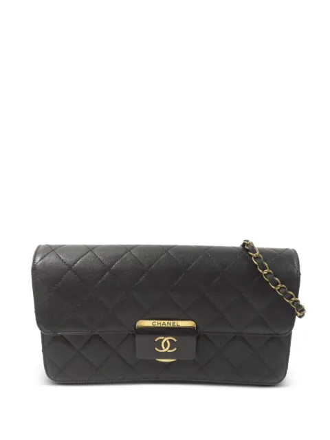 CHANEL Pre-Owned Beauty Lock quilted cross body bag Black A93224