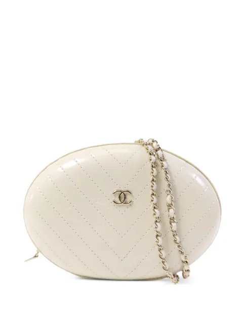 CHANEL Pre-Owned La Pausa CC evening cross body bag Neutrals LAPAUSAEVENINGBAG
