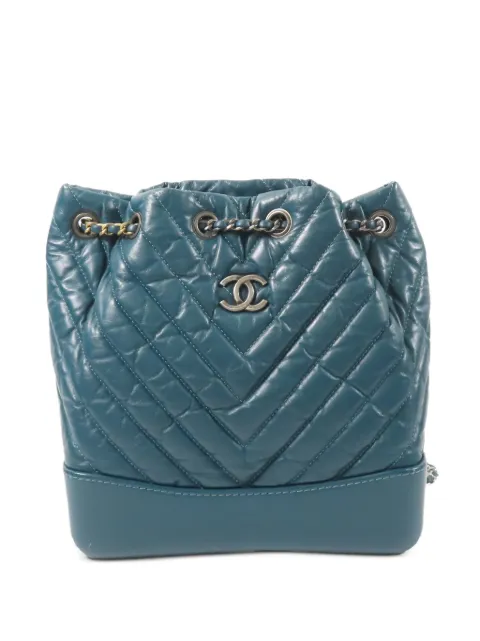 CHANEL Pre-Owned CC Gabrielle backpack Blue A94485