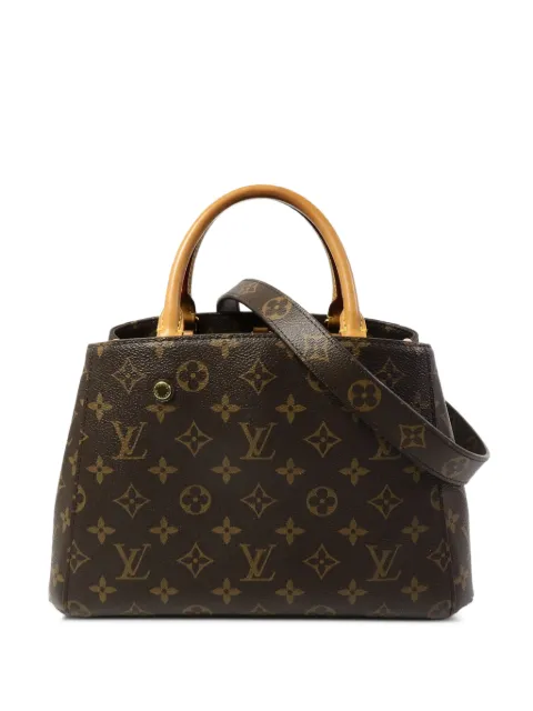 Louis Vuitton Pre-Owned Montaigne BB Monogram tote bag Brown M41055