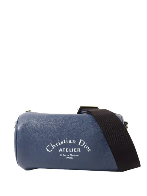 Christian Dior Pre-Owned leather shoulder bag Blue SHOULDERBAG