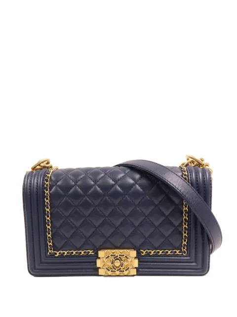 CHANEL Pre-Owned 25 Boy CC shoulder bag Blue BOY25