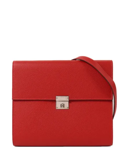 Hermès Pre-Owned Clic 16 leather shoulder bag Red YQ5
