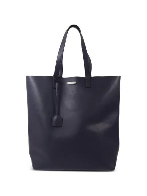 Saint Laurent Pre-Owned leather shoulder bag Blue TOTEBAG
