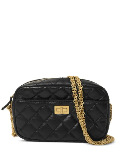CHANEL Pre-Owned Reissue 2.55 quilted crossbody bag Black 255