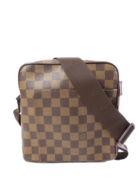 Louis Vuitton Pre-Owned Damier Ebene Olaf PM crossbody bag Brown N41442