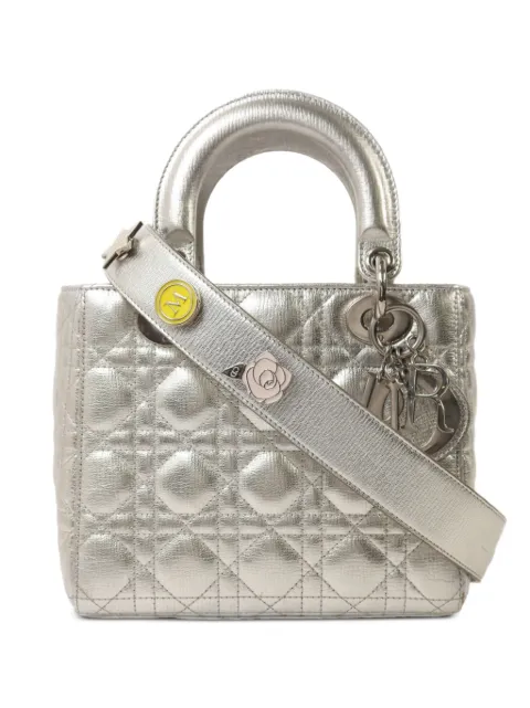 Christian Dior Pre-Owned Lady Dior My ABC Dior shoulder bag Silver M0538PWPBM090