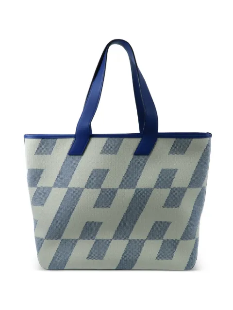 Hermès Pre-Owned 2022 GM Cabas H En Biais tote bag Neutrals U71