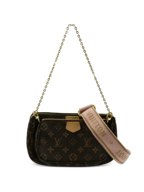 Louis Vuitton Pre-Owned Multi Pochette logo shoulder bag Brown M44840