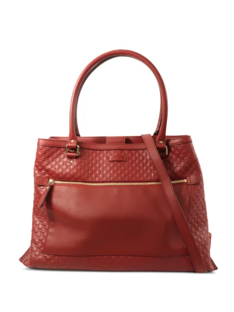 Gucci Pre-Owned Microguccissima shoulder bag Red 510290