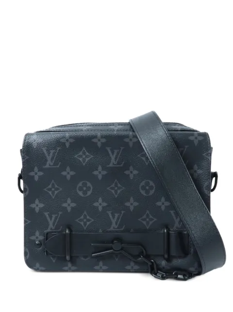 Louis Vuitton Pre-Owned Steamer Monogram Eclipse shoulder bag Black M45585