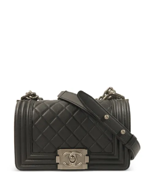 CHANEL Pre-Owned Boy CC chain shoulder bag Black BOY20
