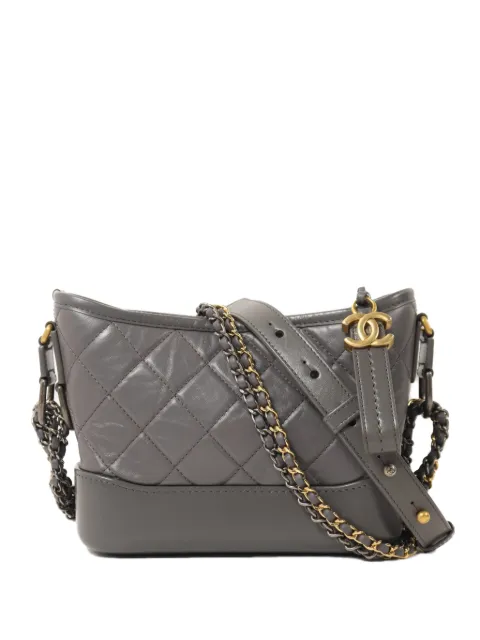 CHANEL Pre-Owned Gabrielle CC chain shoulder bag Grey GARBRIELLSMALL