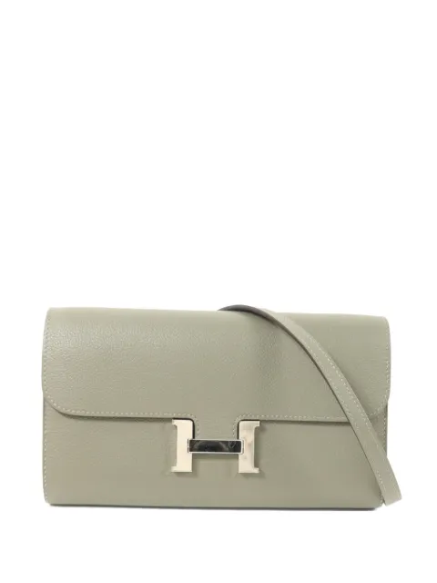 Hermès Pre-Owned Constance To Go leather shoulder bag Grey WOLPHW