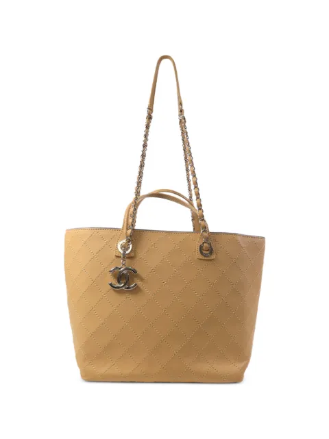 CHANEL Pre-Owned CC quilted tote bag Neutrals TOTEBAG
