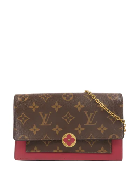 Louis Vuitton Pre-Owned Flore monogram-pattern shoulder bag Brown M69578