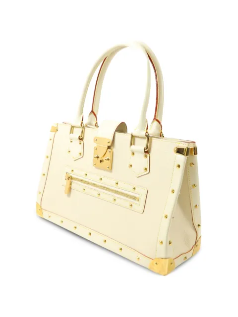Louis Vuitton Pre-Owned Le Fabuleux studded tote bag Neutrals M91815