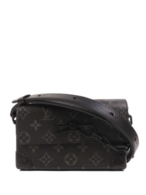 Louis Vuitton Pre-Owned Monogram Eclipse Steamer mini bag Black M81783