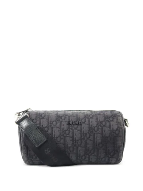 Christian Dior Pre-Owned mini Roller Oblique messenger bag Black MINIROLLERMESSENGER