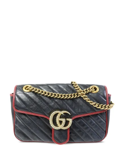 Gucci Pre-Owned leather shoulder bag Black 443497