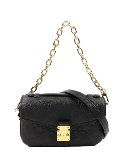 Louis Vuitton Pre-Owned Pochette Metis East West shoulder bag Black M46595