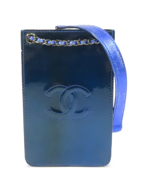 CHANEL Pre-Owned CC chain shoulder bag Blue CHAINSHOULDER