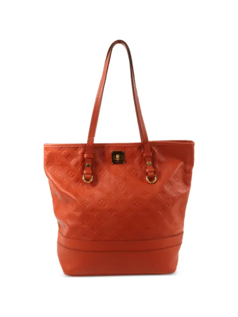 Louis Vuitton Pre-Owned PM Citadine Monogram Empreinte tote bag Orange M40556