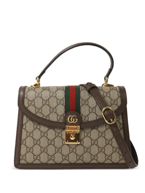Gucci Pre-Owned GG Web shoulder bag Neutrals 651055