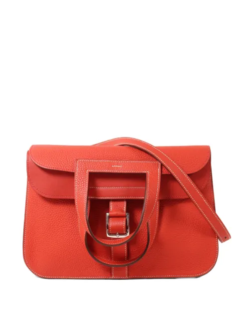 Hermès Pre-Owned 2016 Halzan 31 shoulder bag Red XS5PHW