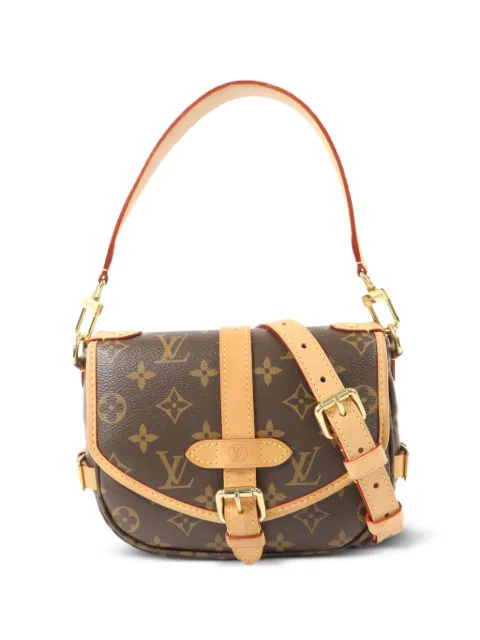 Louis Vuitton Pre-Owned Monogram Saumur BB shoulder bag Brown M46740