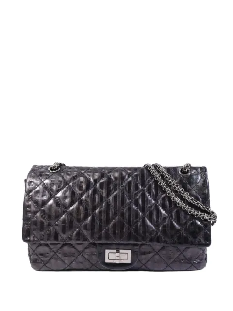 CHANEL Pre-Owned 2.55 chain shoulder bag Black 255LARGE