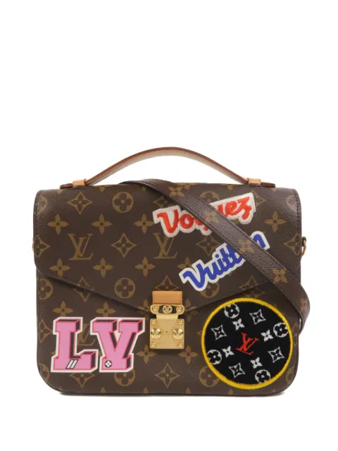 Louis Vuitton Pre-Owned MM Metis Monogram patches tote bag Brown M43991