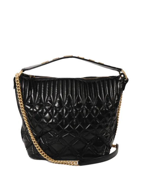 CHANEL Pre-Owned diamond-quilting shoulder bag Black SHOULDERBAG