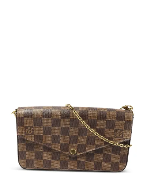 Louis Vuitton Pre-Owned Félicie Damier shoulder bag Brown N63032