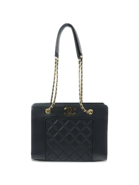 CHANEL Pre-Owned Mademoiselle CC shoulder bag Black A93086