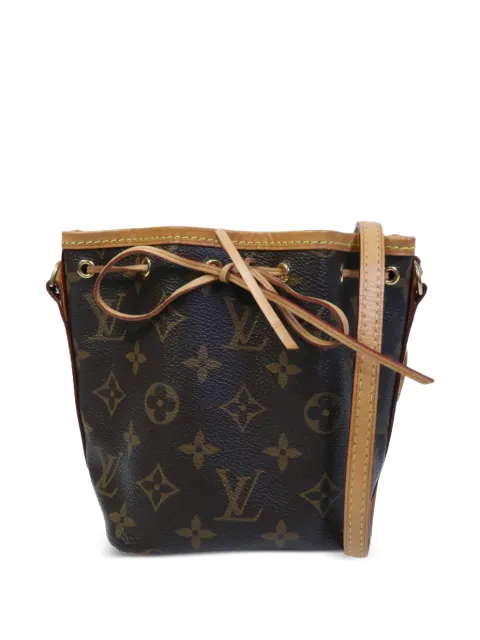 Louis Vuitton Pre-Owned nano Noé Monogram shoulder bag Brown M41346