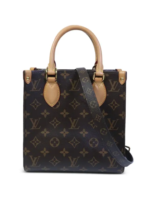 Louis Vuitton Pre-Owned Monogram Sac Plat BB tote bag Brown M46265