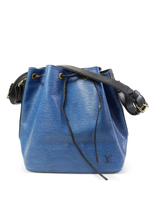 Louis Vuitton Pre-Owned Petit Noe calfskin bucket bag Blue M44152