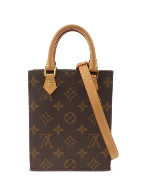Louis Vuitton Pre-Owned Petit Sac Plat Monogram tote bag Brown M69442