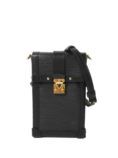 Louis Vuitton Pre-Owned Pochette Trunk leather shoulder bag Black M67871