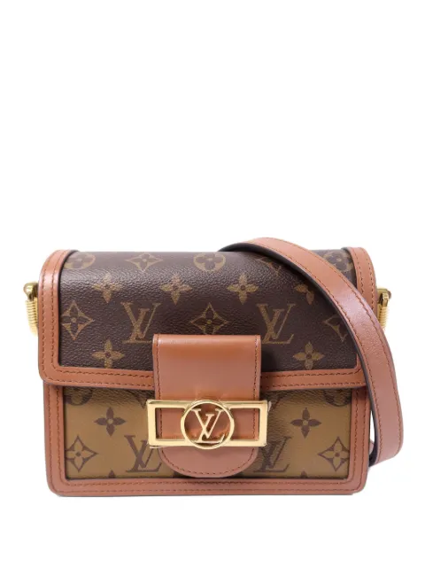 Louis Vuitton Pre-Owned mini Dauphine Monogram crossbody bag Brown M45959