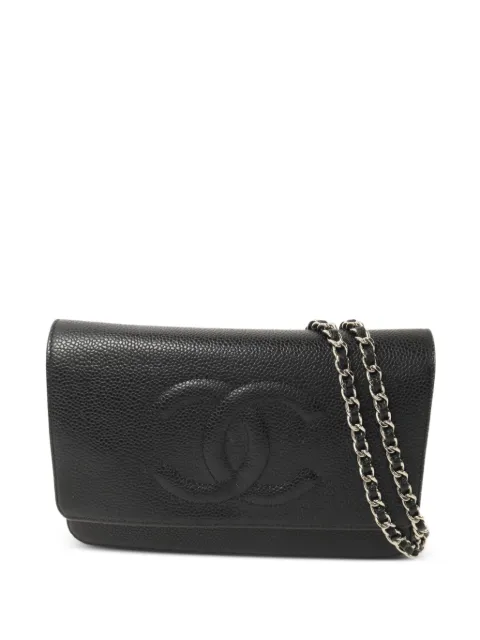 CHANEL Pre-Owned Timeless CC wallet on chain shoulder bag Black TIMELESSCCWALLETONCHAIN