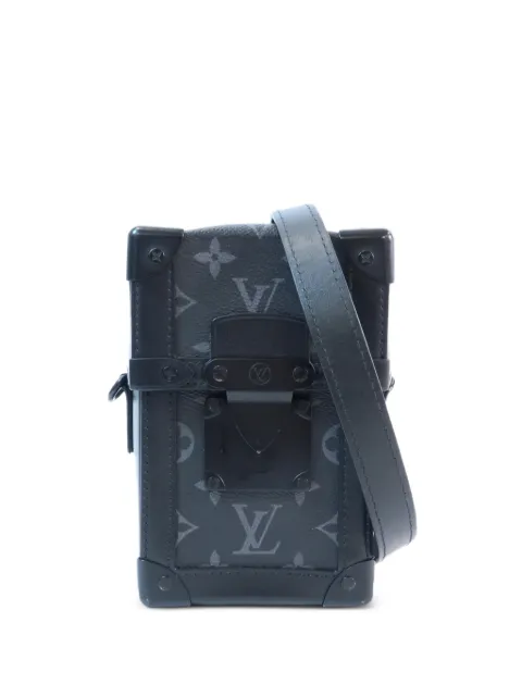 Louis Vuitton Pre-Owned Vertical Trunk Monogram Eclipse cross body bag Black M82077