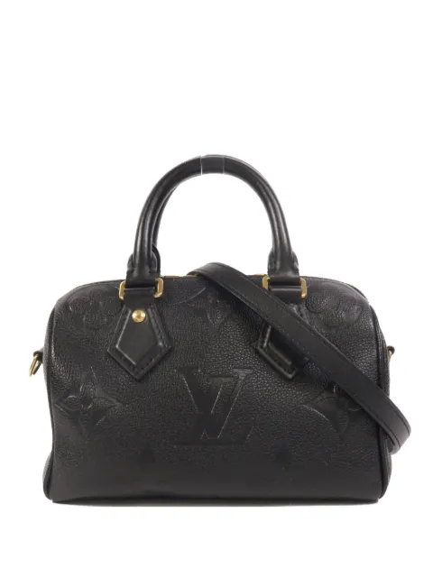 Louis Vuitton Pre-Owned Monogram Empreinte Speedy Bandoulière tote bag Black M58953