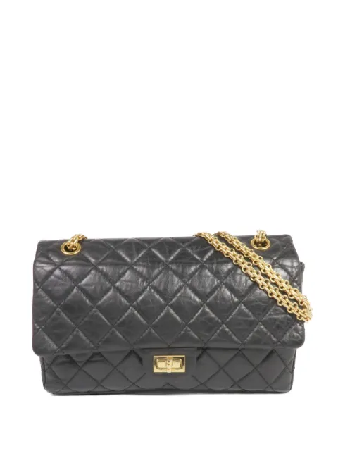 CHANEL Pre-Owned medium 2.55 quilted shoulder bag Black 255MEDIUM