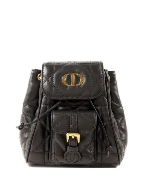 Christian Dior Pre-Owned Caro Nano backpack Black CARONANOBACKPACK