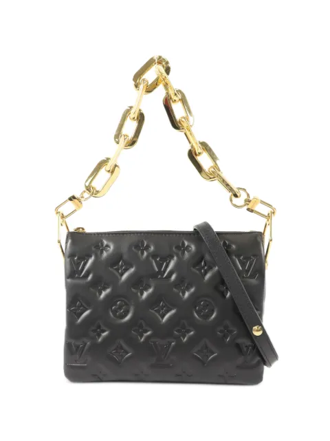 Louis Vuitton Pre-Owned Coussin BB Monogram embossed shoulder bag Black M21259