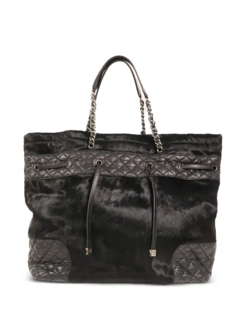 CHANEL Pre-Owned CC chain-link tote bag Black TOTEBAG